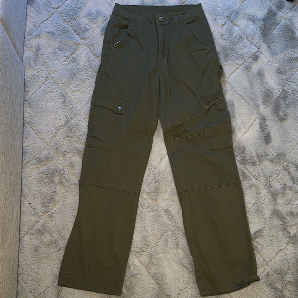 Olive Green Cargo Pants